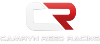 Camryn Reed Racing White and Red Logo.